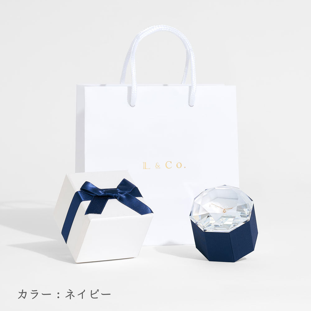 【ギフトラッピング】クリスタルギフトボックス&ショップバッグ
