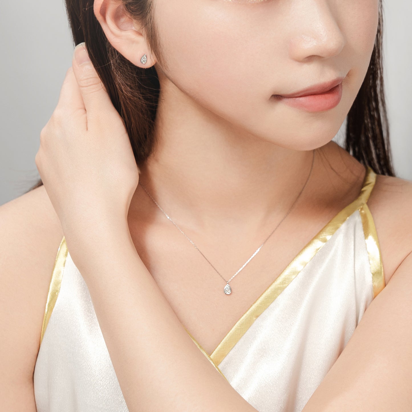 PT900 ダイヤモンド0.12ct ピアス|96-3259