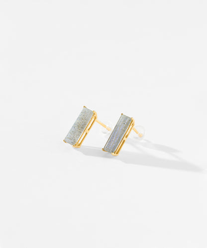 SV925 ラブラドライト ピアス｜96-3511