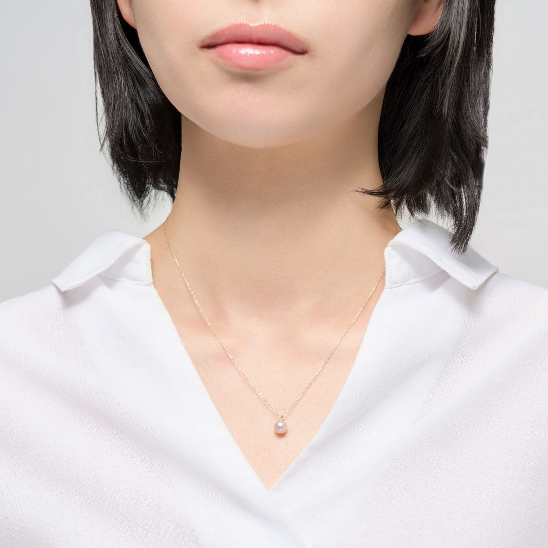 K10 カラーシェルパール ネックレス（6ｍｍ） ｜96-6941