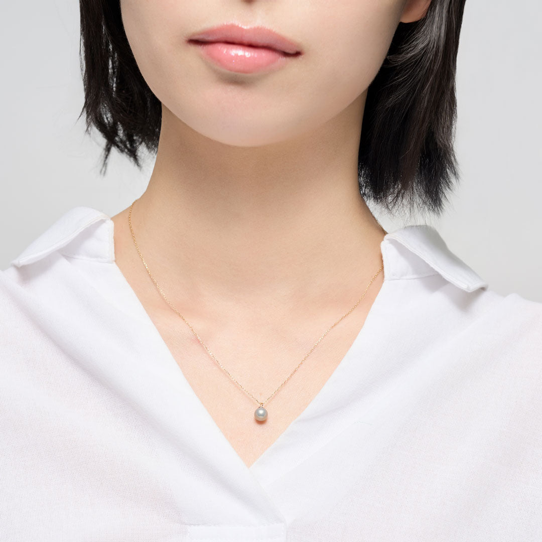 K10 カラーシェルパール ネックレス（6ｍｍ） ｜96-6945