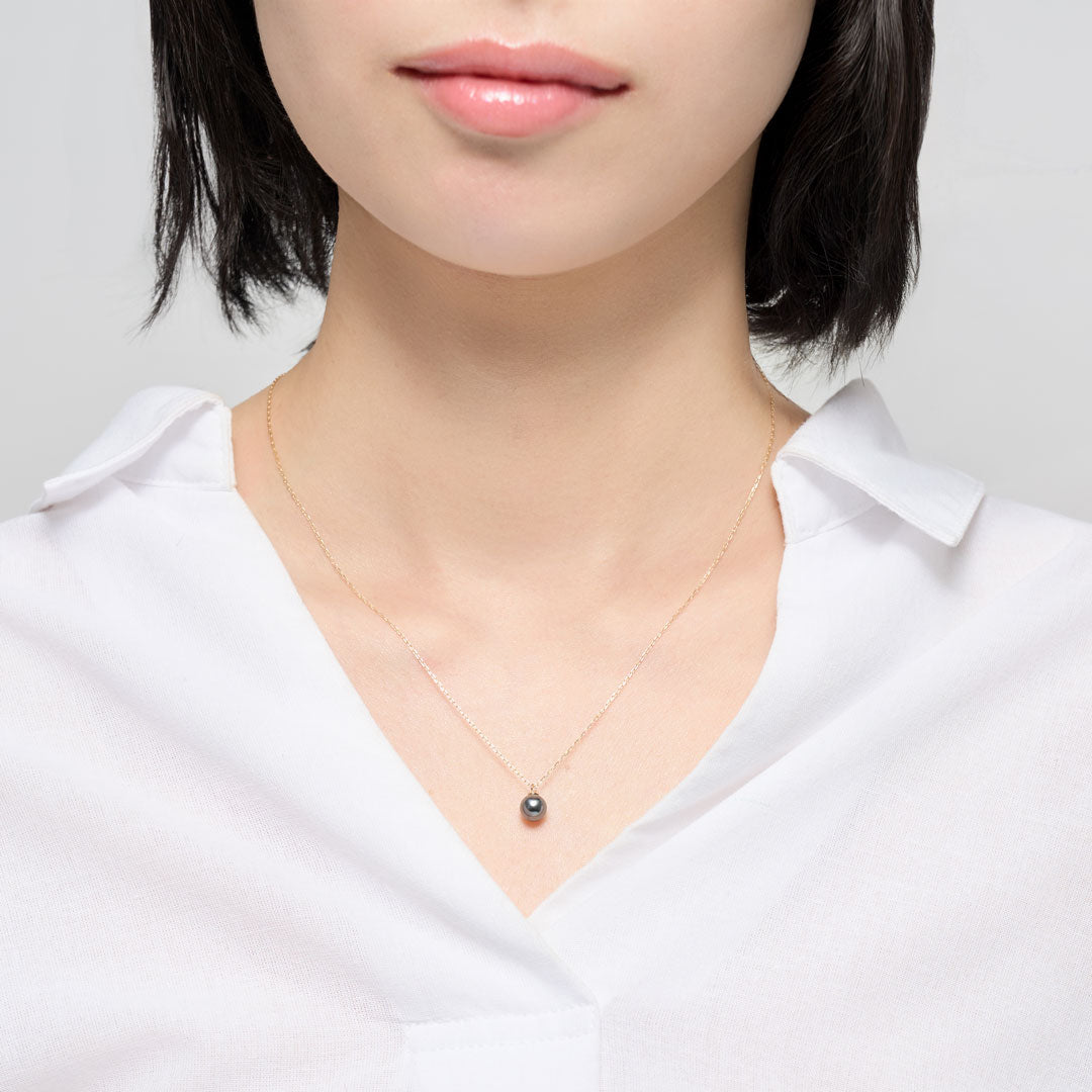 K10 カラーシェルパール ネックレス（6ｍｍ） ｜96-6944