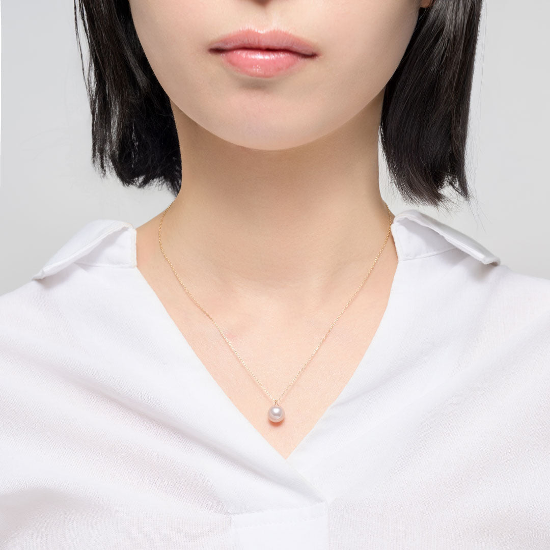 K10 カラーシェルパール ネックレス（8ｍｍ） ｜96-6950