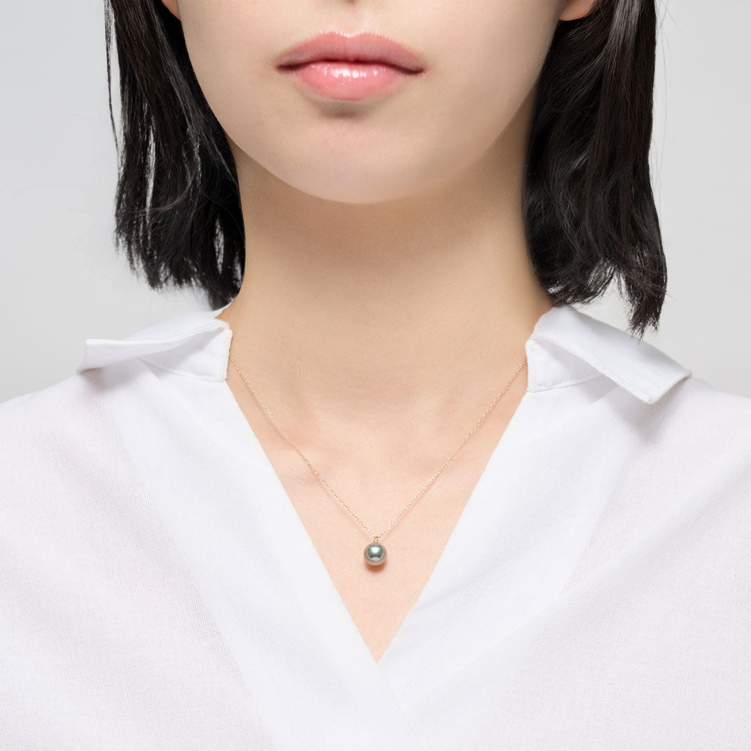 K10 カラーシェルパール ネックレス（8ｍｍ） ｜96-6947