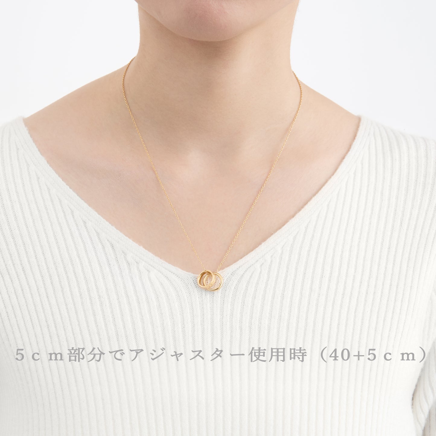 K18/プラチナ アジャスター チェーン【10㎝】｜75-3451-52-53