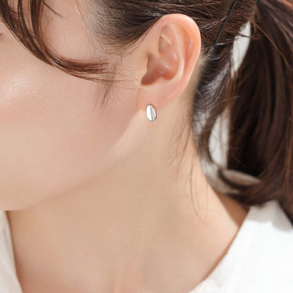 K10 地金 スタッドピアス（YG/WG） | 43-1395-1396