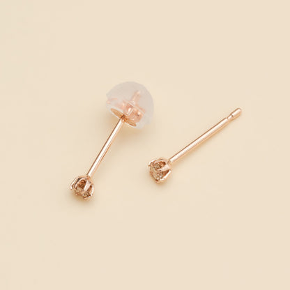 K10PG  一粒ダイヤモンド スタッドピアス | 43-2504