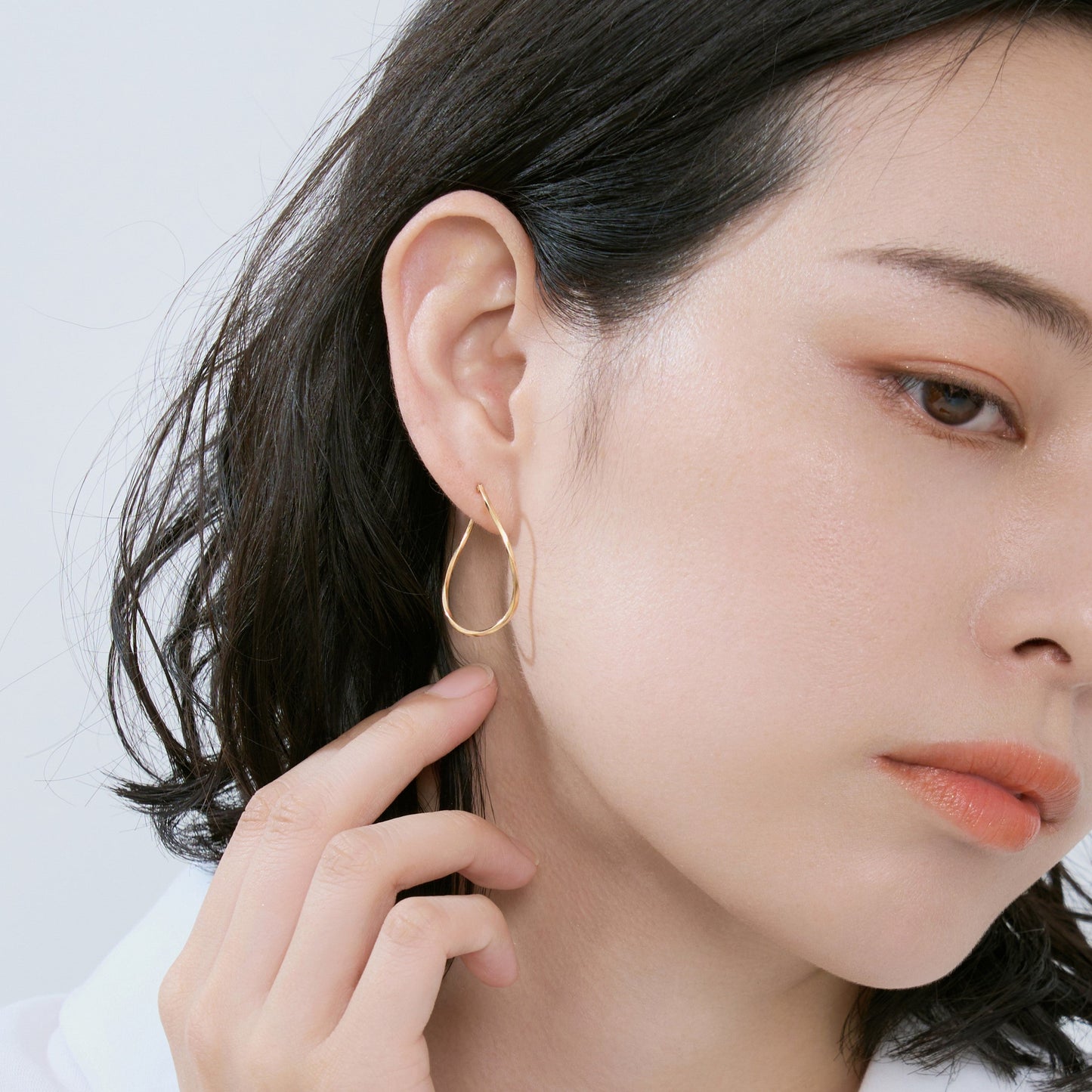 K10 ひねり フープピアス | 43-7803