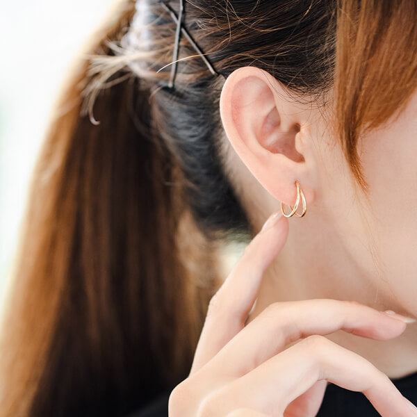 K10 2連 フープピアス（01） | 43-7896
