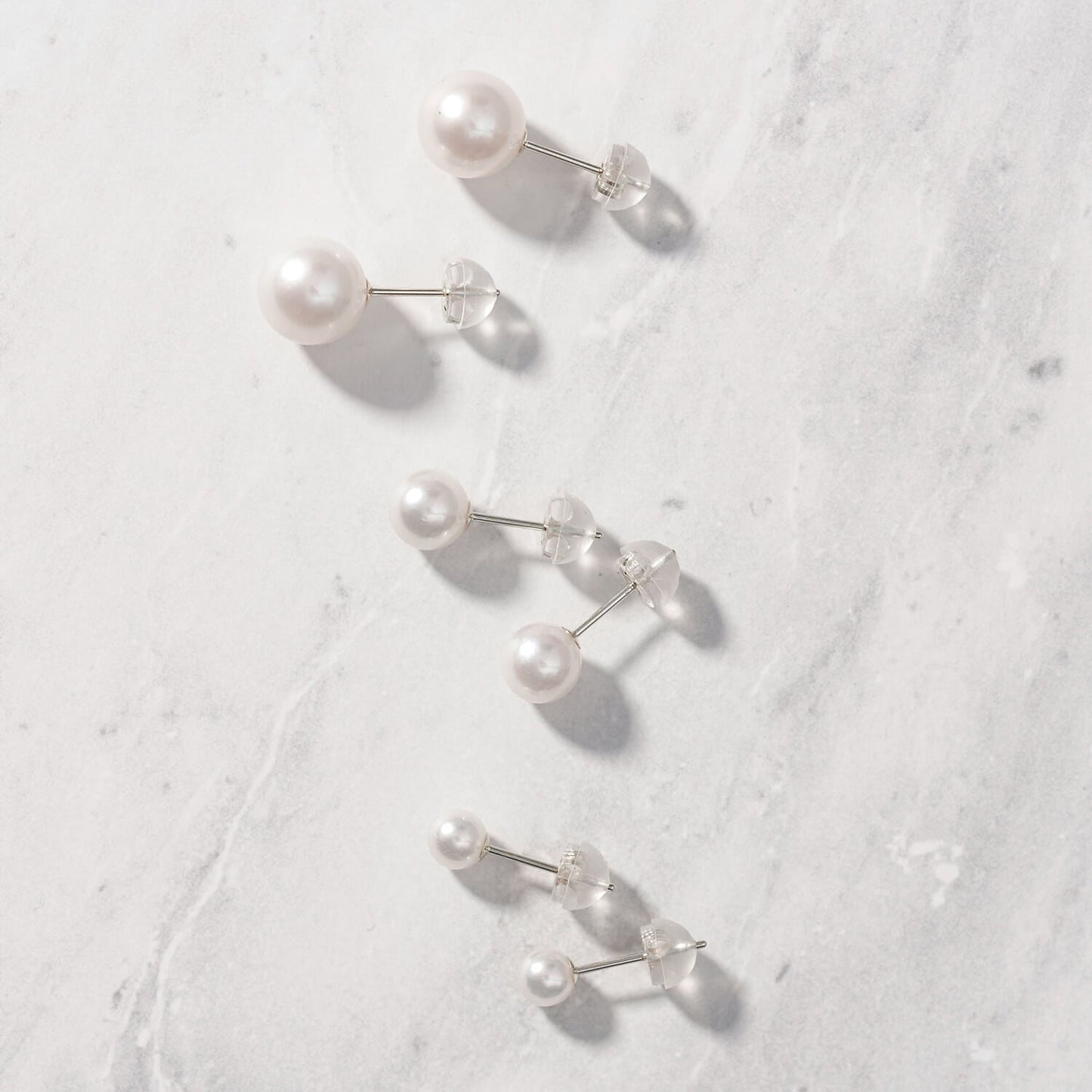 K18 アコヤパール スタッドピアス（6mm）｜43-7998