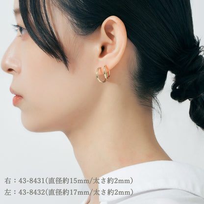 K10 フープピアス 2×15 | 43-8431