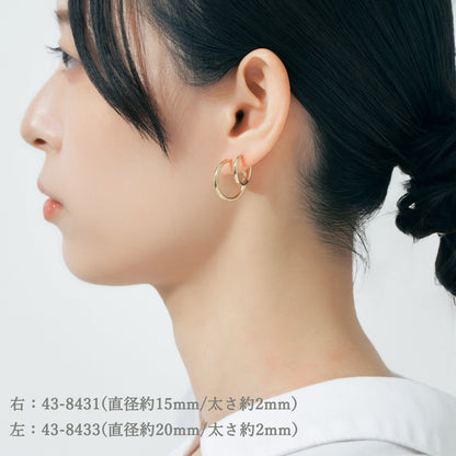 K10 フープピアス 2×20 | 43-8433