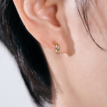 K10/PT900 コンビ ピアス | 43-8716