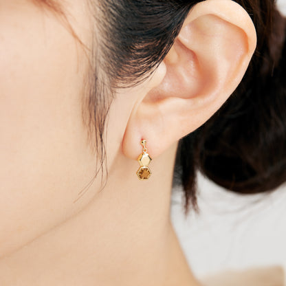 K10 ハニカム ピアス（01） ❘ 43-8718