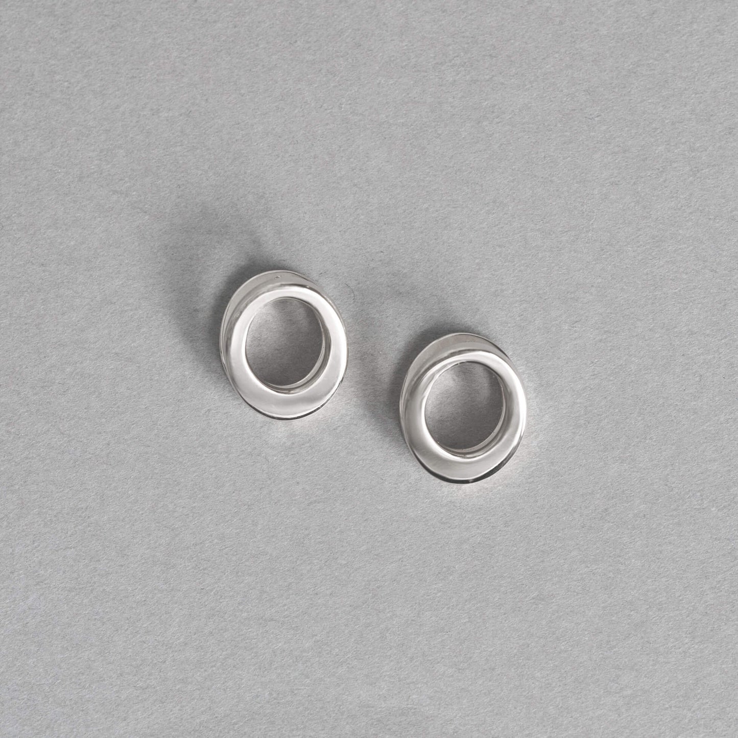 SV925 地金 デザイン フープピアス（08-W/Y）| 44-1535-1536