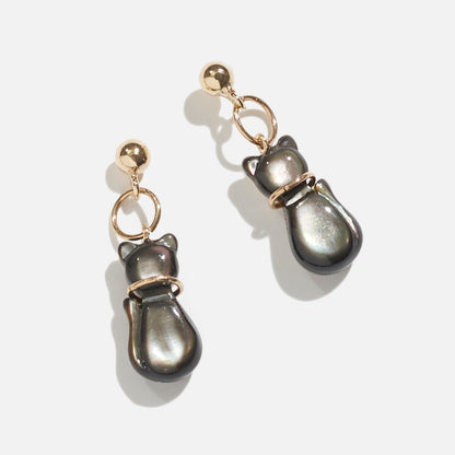 K10 クロネコ ピアス ❘ 45-4983