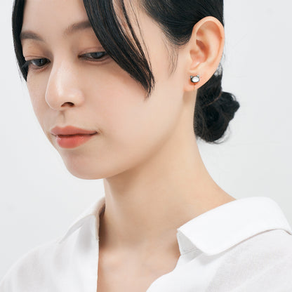 K10 クロネコ イヤリング ❘ 55-7580