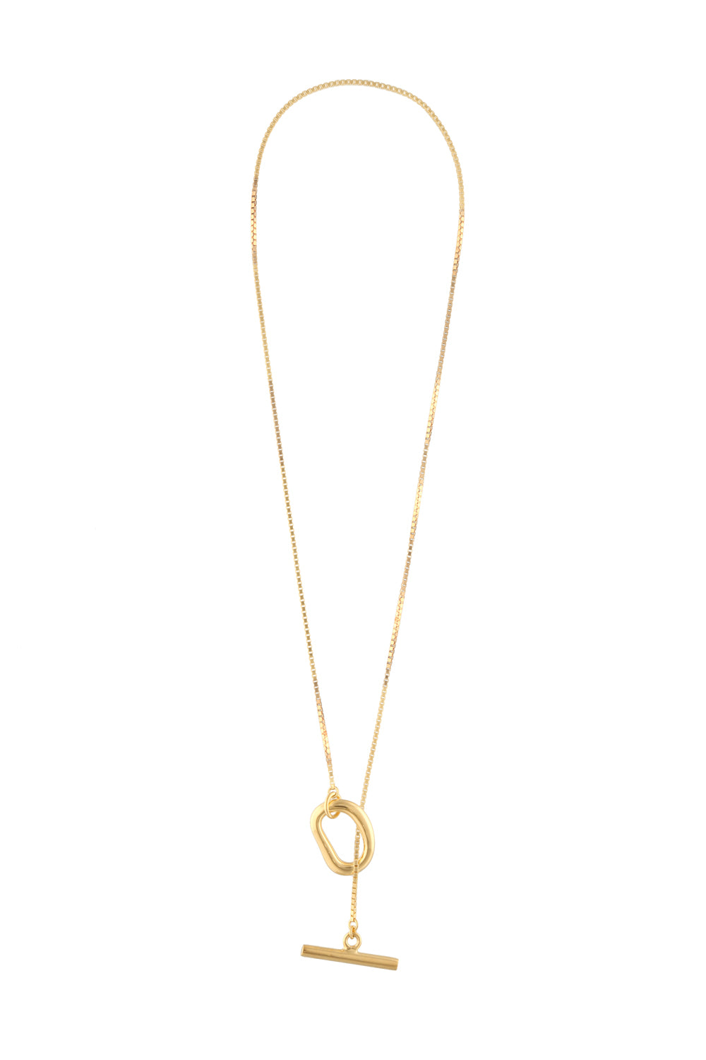Circle bar Chain Necklace (紛失再購入)