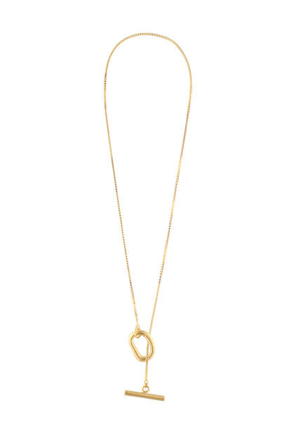 Circle bar Chain Necklace (紛失再購入)
