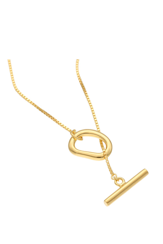 Circle bar Chain Necklace (紛失再購入)