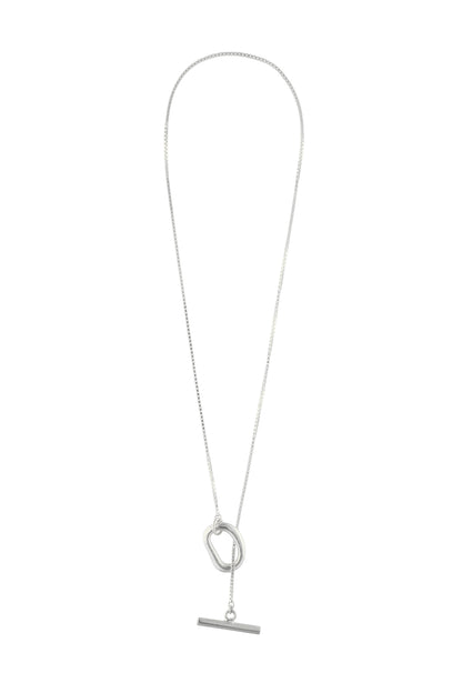 Circle bar Chain Necklace (紛失再購入)