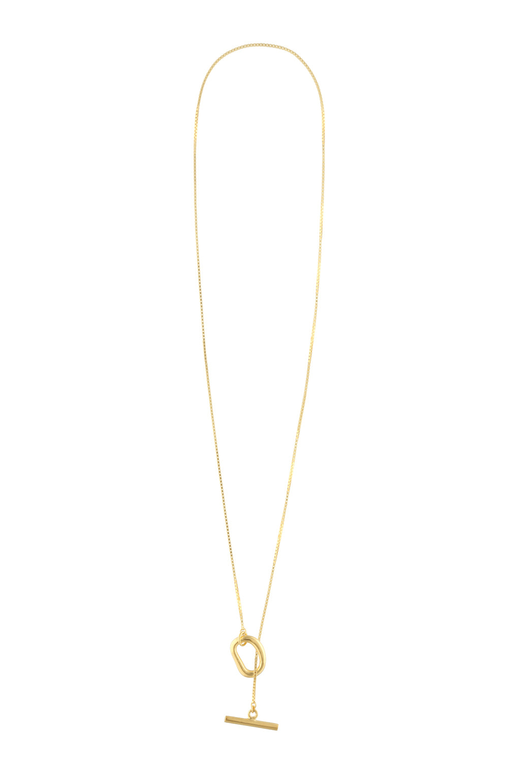 Circle bar Chain Necklace (紛失再購入)