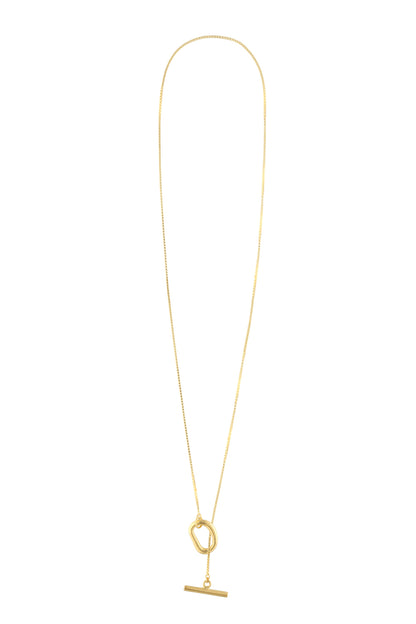 Circle bar Chain Necklace (紛失再購入)