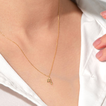 【受注生産】K10 イニシャル ネックレス【Y】| 95-0635