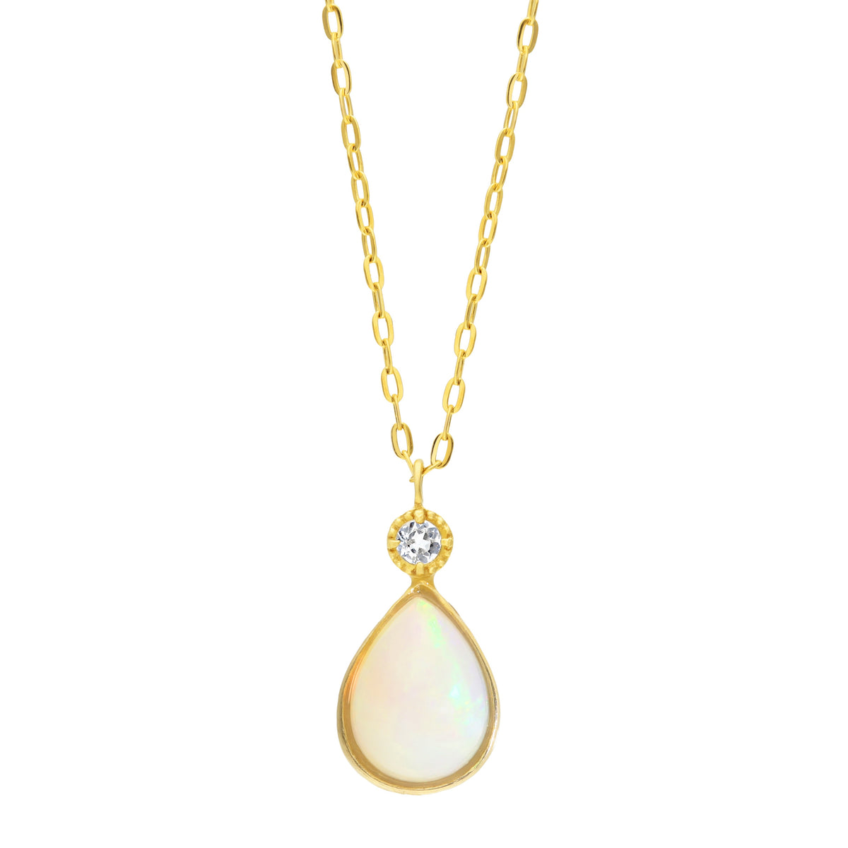【まつざわ くみ】《WISH》Opal Necklace | 96-6876-6877