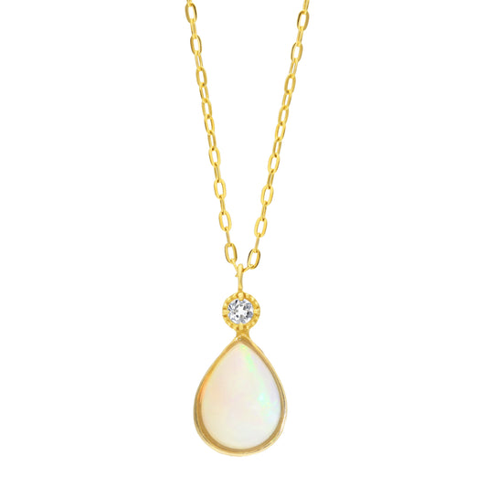 【まつざわ くみ】《WISH》Opal Necklace | 96-6876-6877