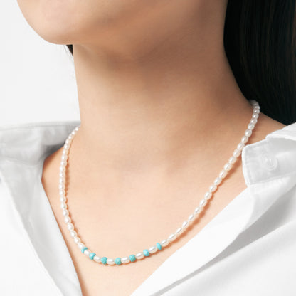 【まつざわ くみ】《WISH》Turquoise Necklace | 96-6878