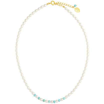 【まつざわ くみ】《WISH》Turquoise Necklace | 96-6878