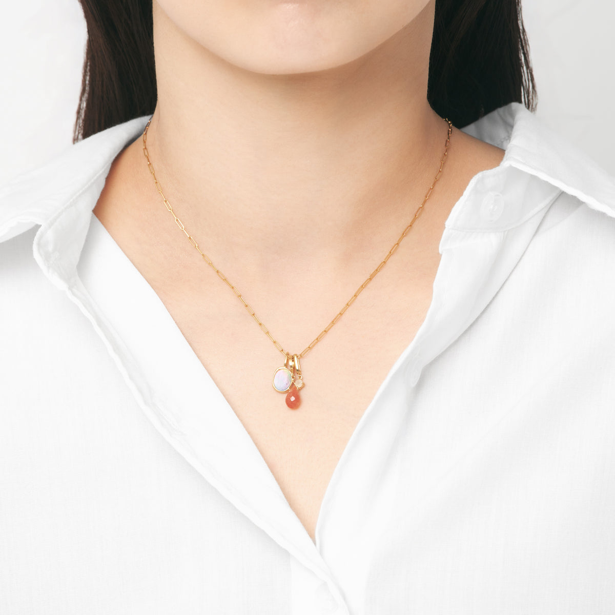 【長島 あかり】《継ぐ – tsugu》Necklace | 96-6883-6884