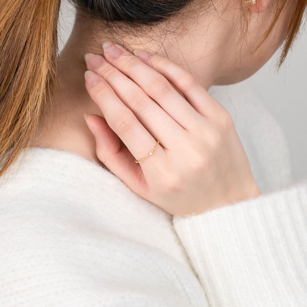 【受注生産】K18 ダイヤモンド リング | 20-3694