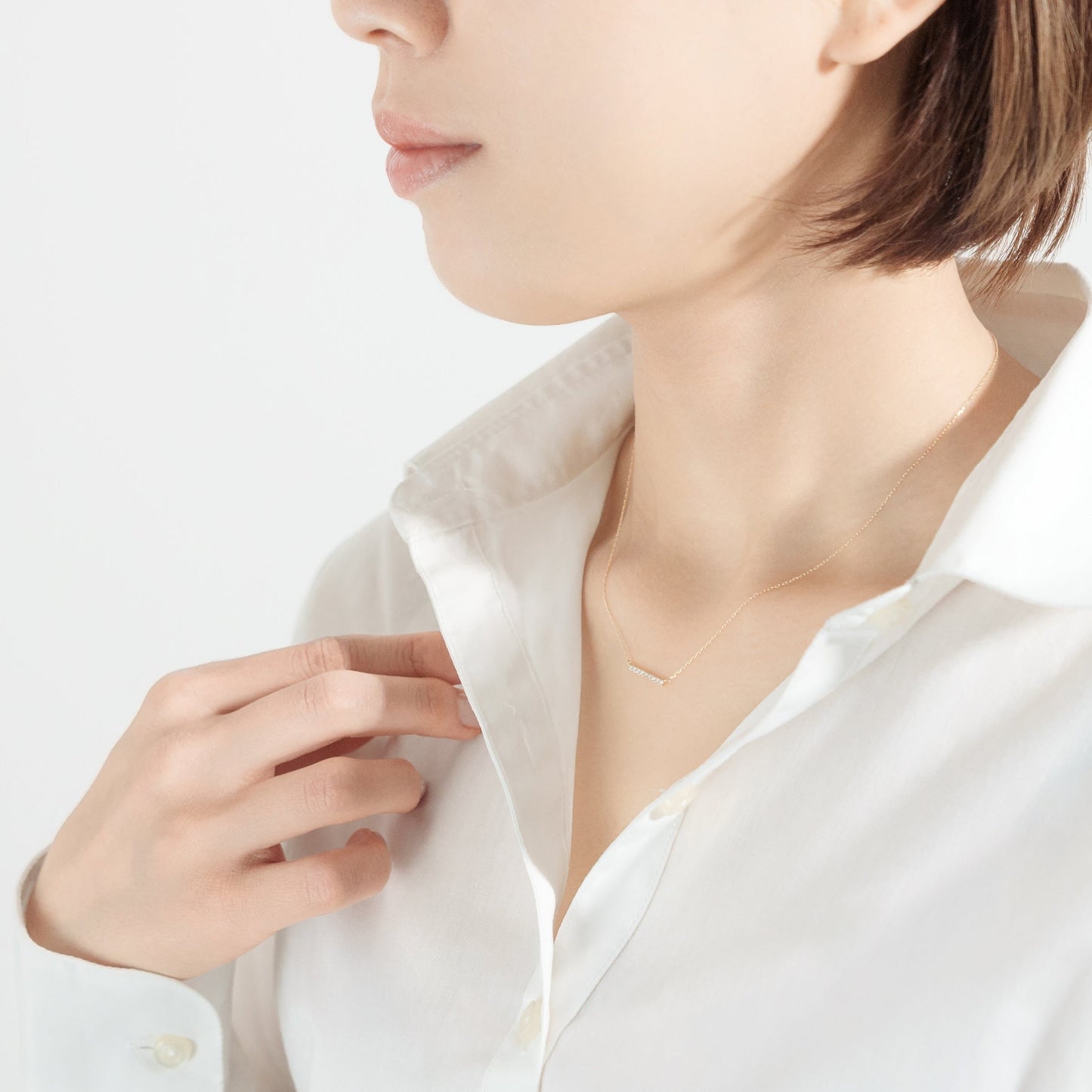 【受注生産】K18 ダイヤモンドネックレス｜60-9309