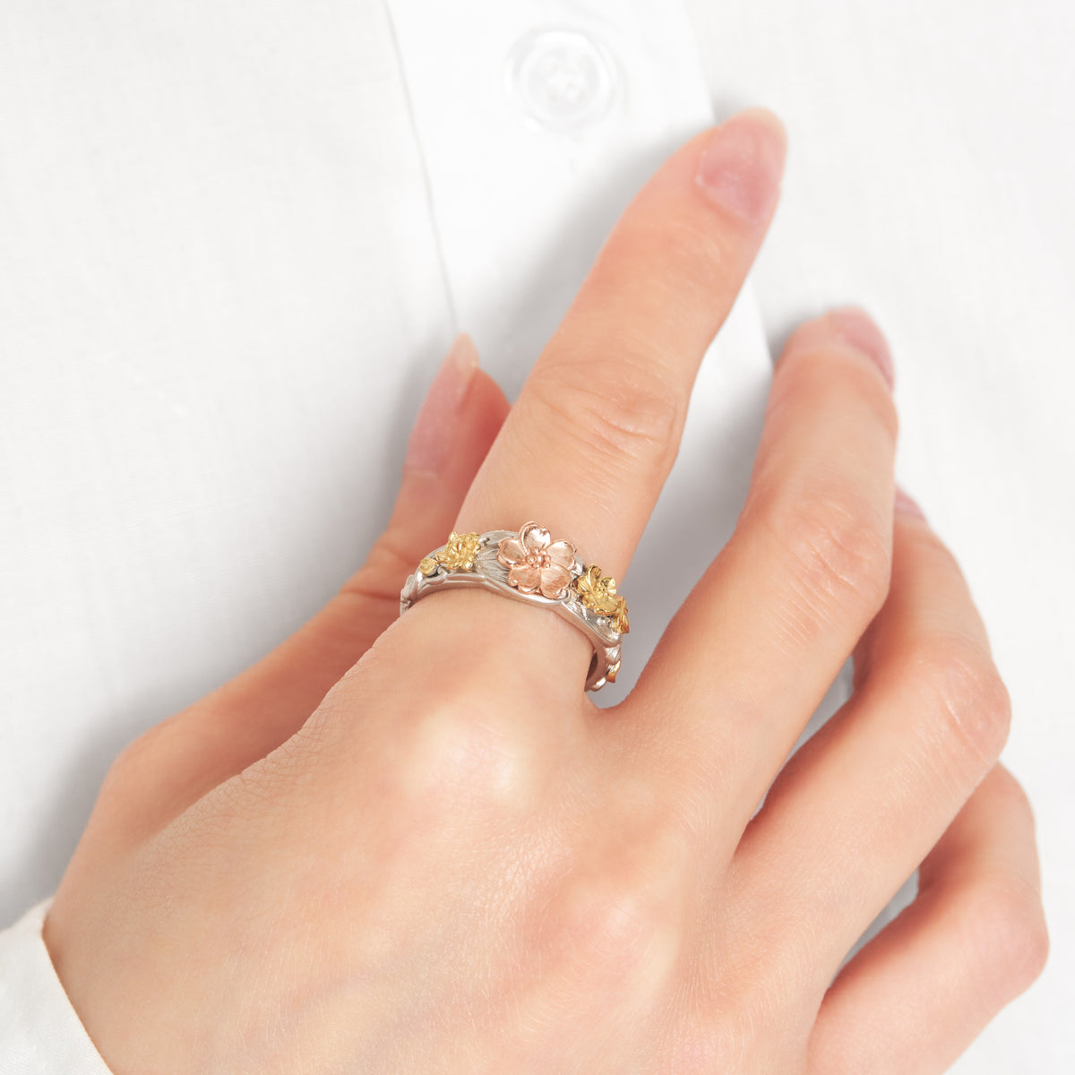 【伊能 美和子】《KIZAMI – Carved Memories of Japan》Ring | 96-6859-6860-6861
