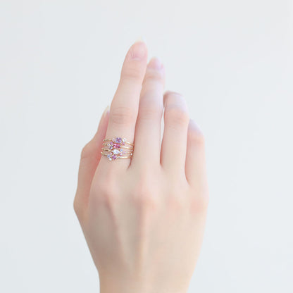 【受注生産】K10 カラーストーンリング｜ 36-2146-2150
