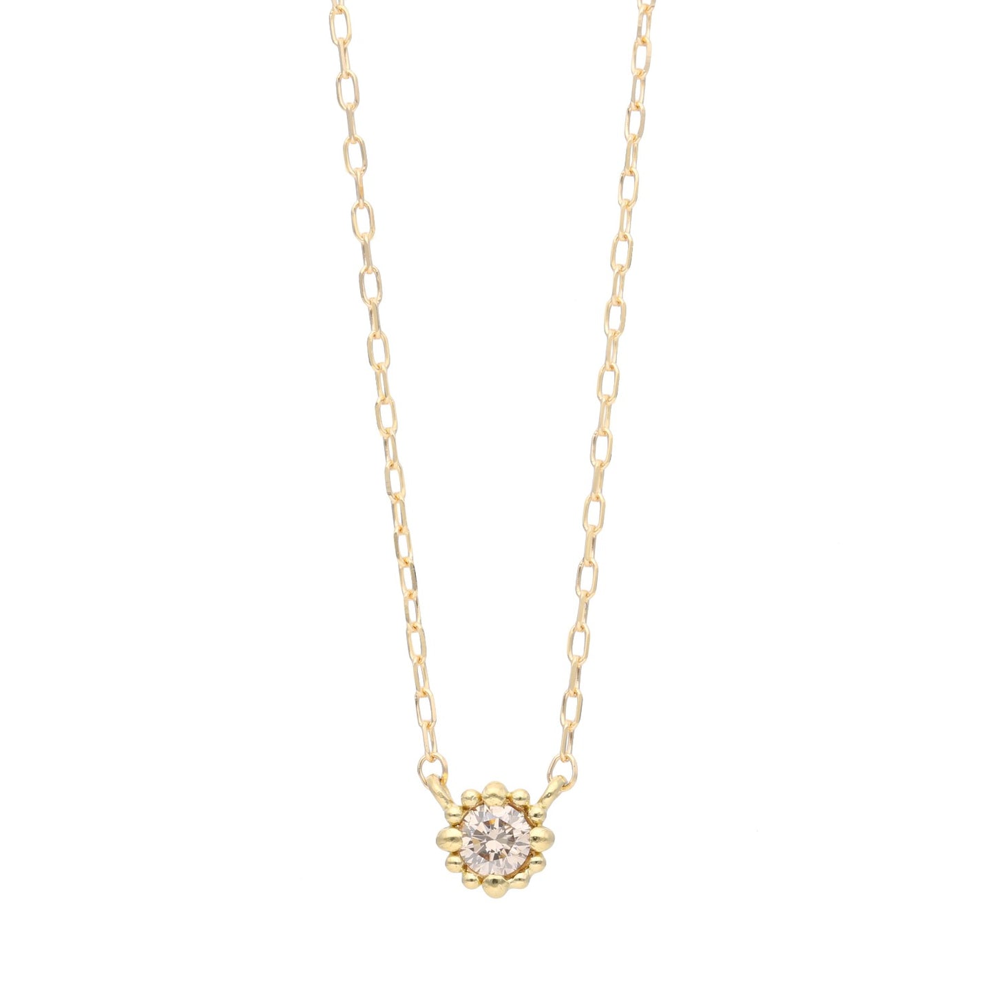 K18 ダイヤモンド 0.08ct  ネックレス ｜ 63-3325