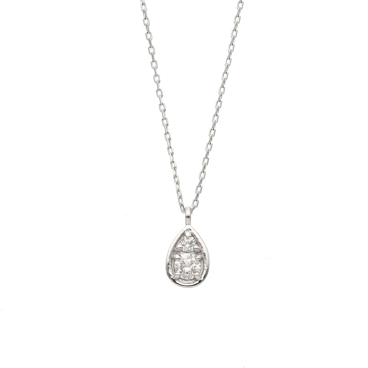 Pt900 ダイヤモンド0.10ct ネックレス｜96-1258
