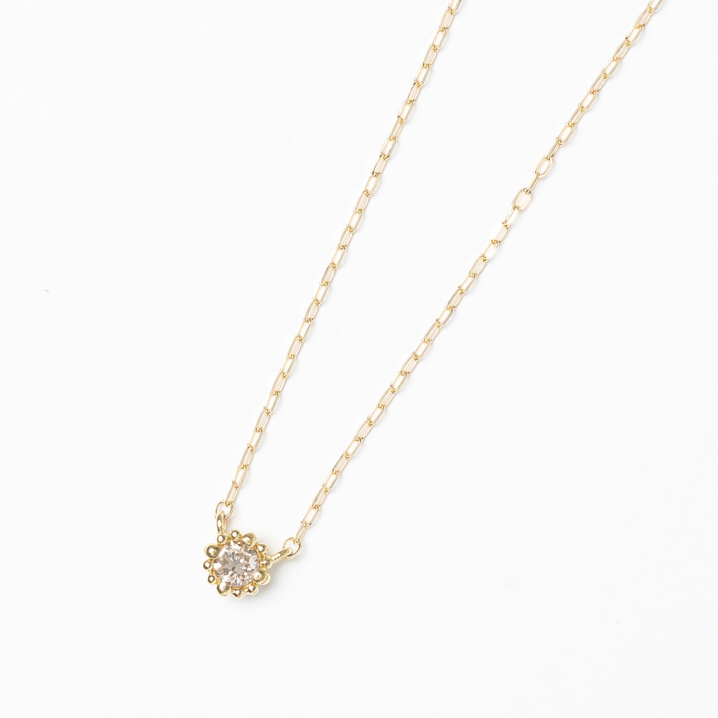 K18 ダイヤモンド 0.08ct  ネックレス ｜ 63-3325