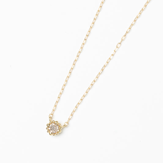 K18 ダイヤモンド 0.08ct  ネックレス ｜ 63-3325