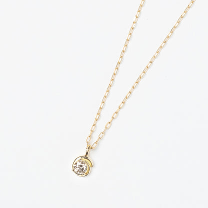K18 ダイヤモンド 0.08ct  ネックレス ｜ 63-3326