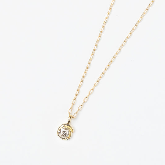 K18 ダイヤモンド 0.08ct  ネックレス ｜ 63-3326