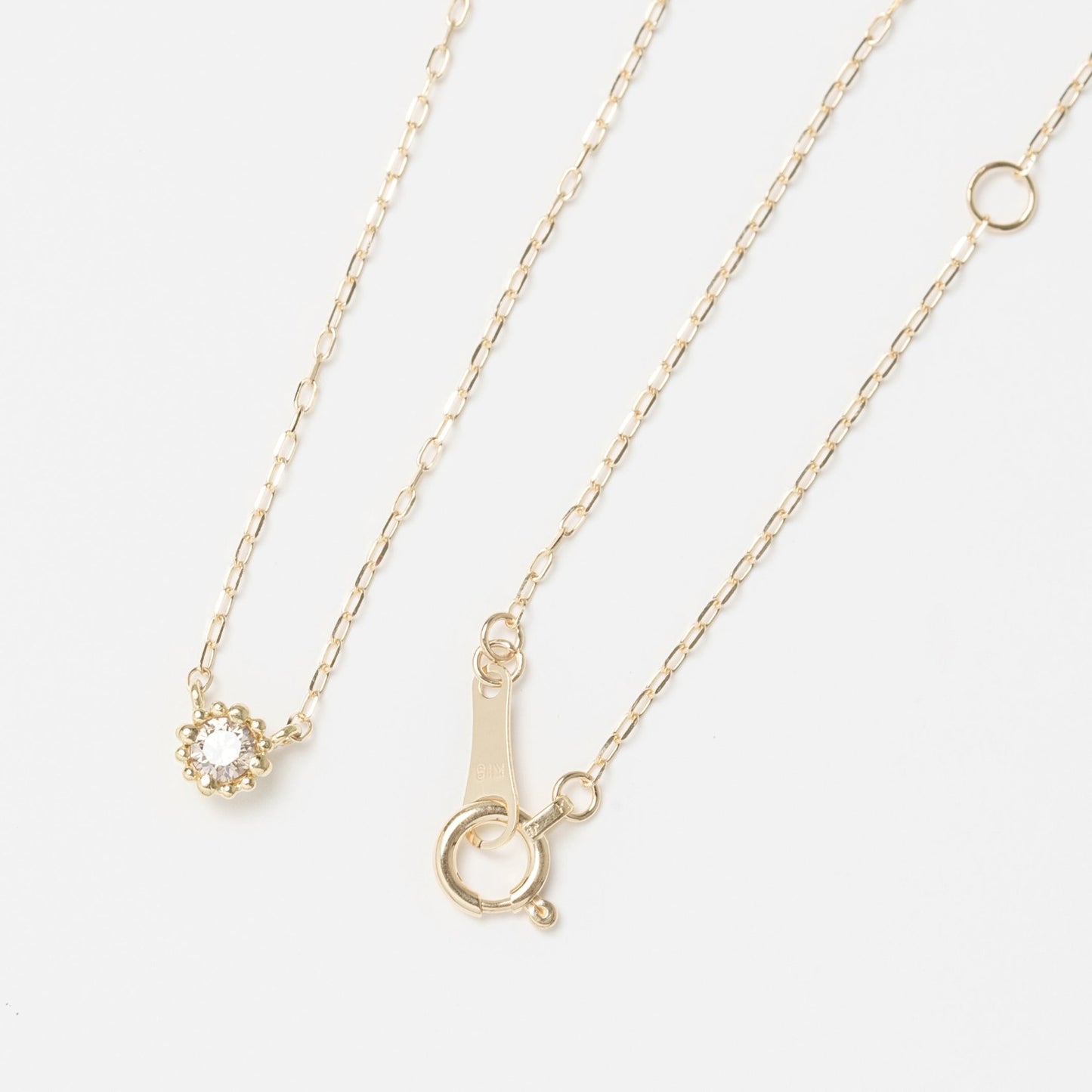 K18 ダイヤモンド 0.08ct  ネックレス ｜ 63-3325