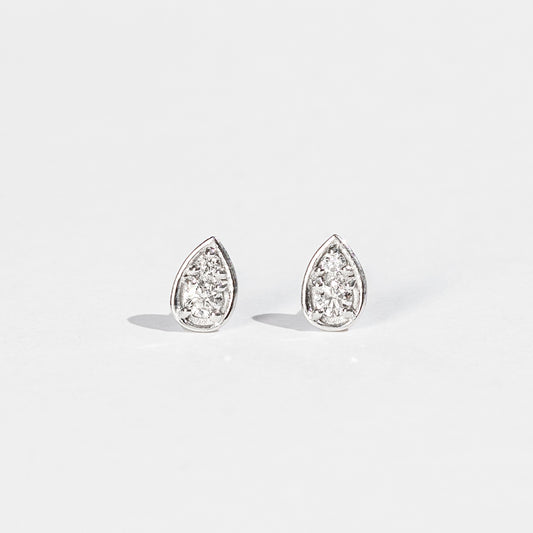 PT900 ダイヤモンド0.12ct ピアス｜96-3259