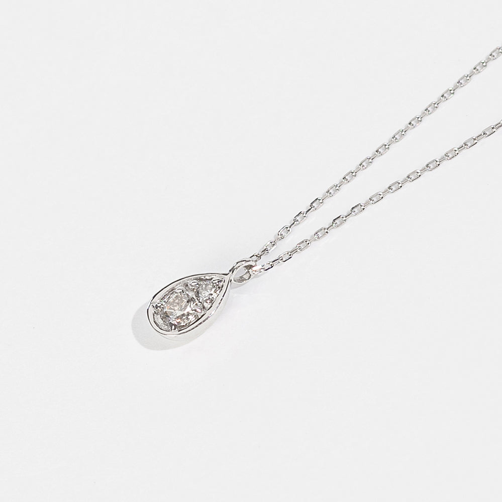 Pt900 ダイヤモンド0.10ct ネックレス｜96-1258