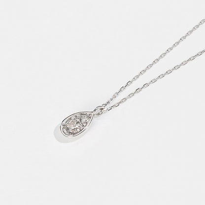 Pt900 ダイヤモンド0.10ct ネックレス｜96-1258