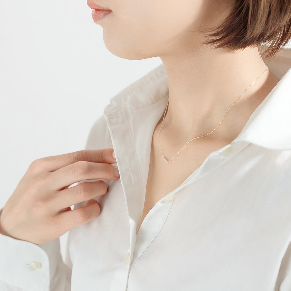 【受注生産】K18 ダイヤモンドネックレス｜60-9307