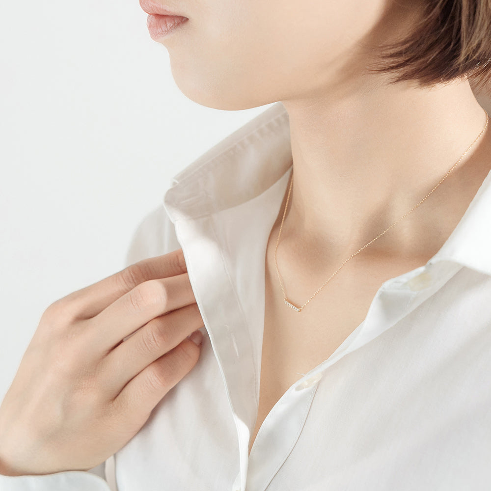【受注生産】K18 ダイヤモンド ネックレス｜60-9308