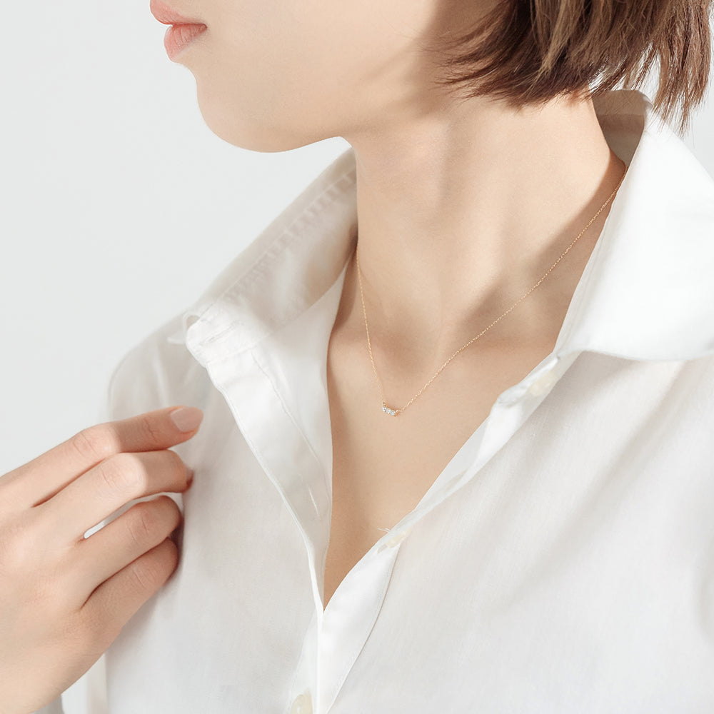 【受注生産】K18 ダイヤモンドネックレス｜60-9306